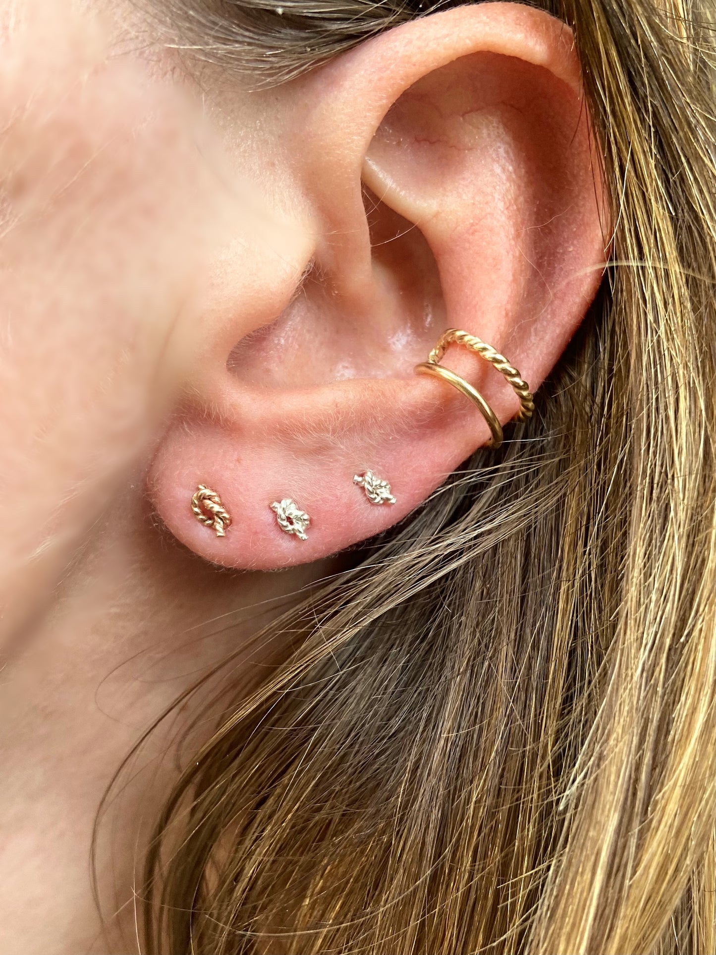 Knot studs - Dreamboat Lucy dbl