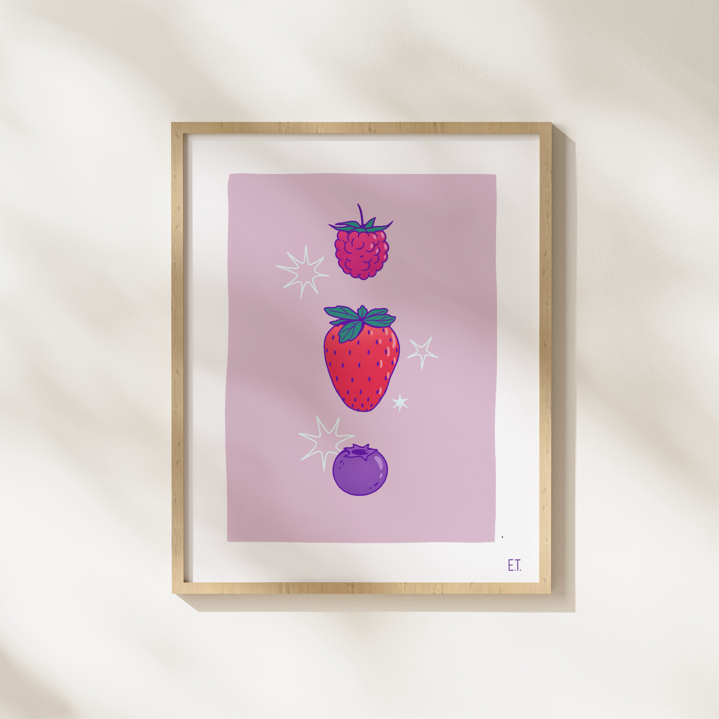 Affiche fruits - Émilie Trahan