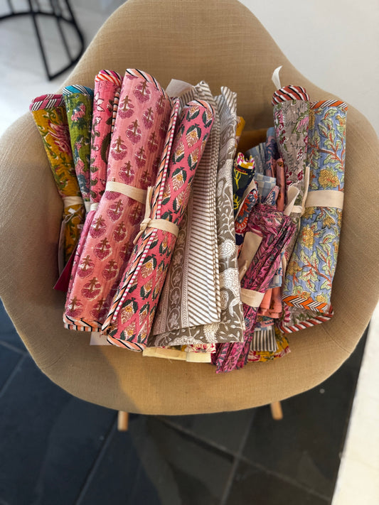 Lot de 2 napperons  – Giselle in pink