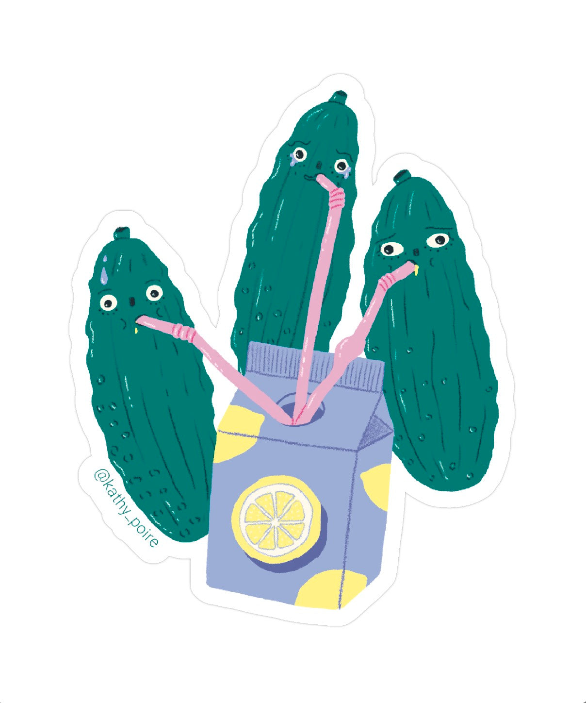 Autocollants - Stickers - Kathy Poire