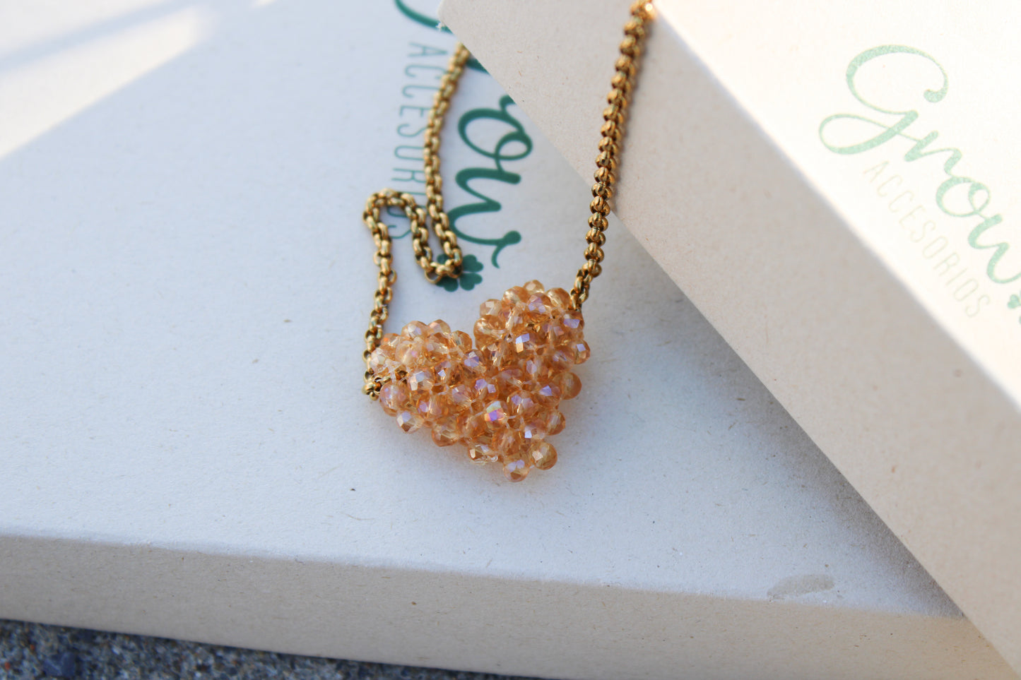 Collier coeur Love is in the air - Grow Accesorios