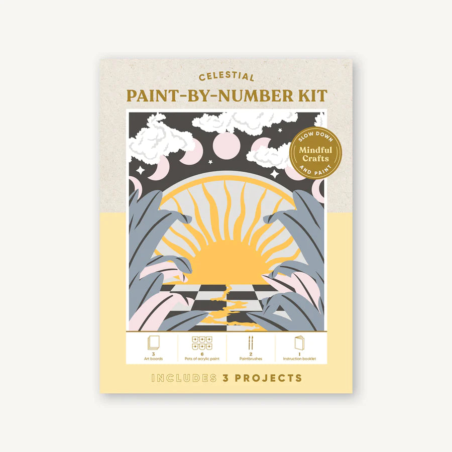 Celestial Paint by Number Kit - Mindful Crafts
