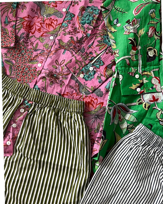 Pyjama ÉTÉ Robe/boxer - Christele avec un L