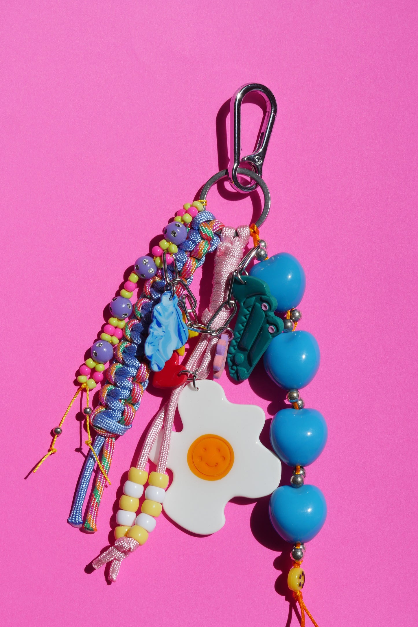 Porte-clés de sac Grigri - Crocodile Agile