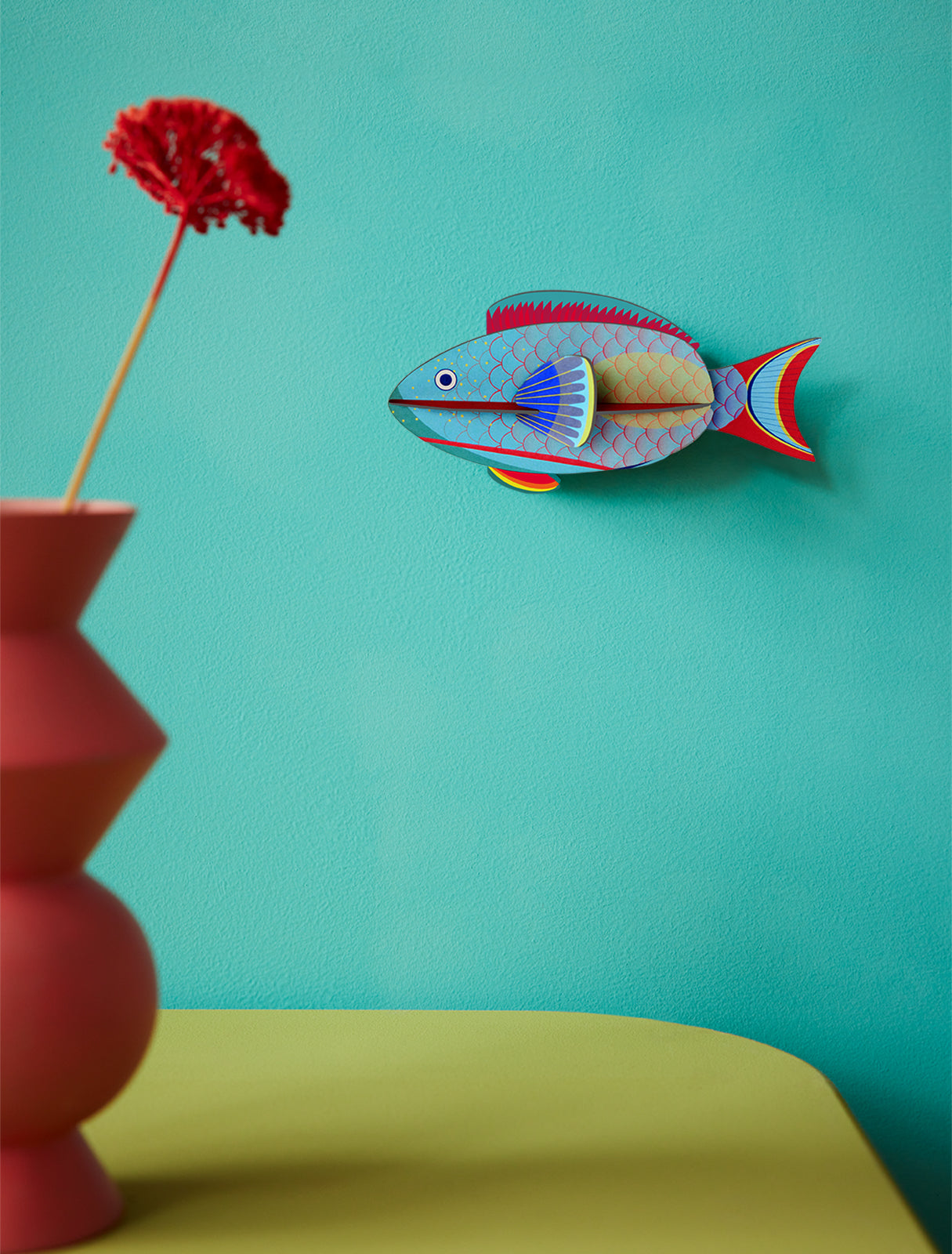 Parrotfish - Poisson-perroquet Décoration Murale 3D - Studio Roof