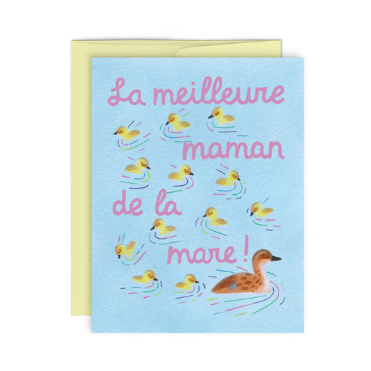 MAMAN CANARD - Carte de souhaits - Greeting Card - Paperole