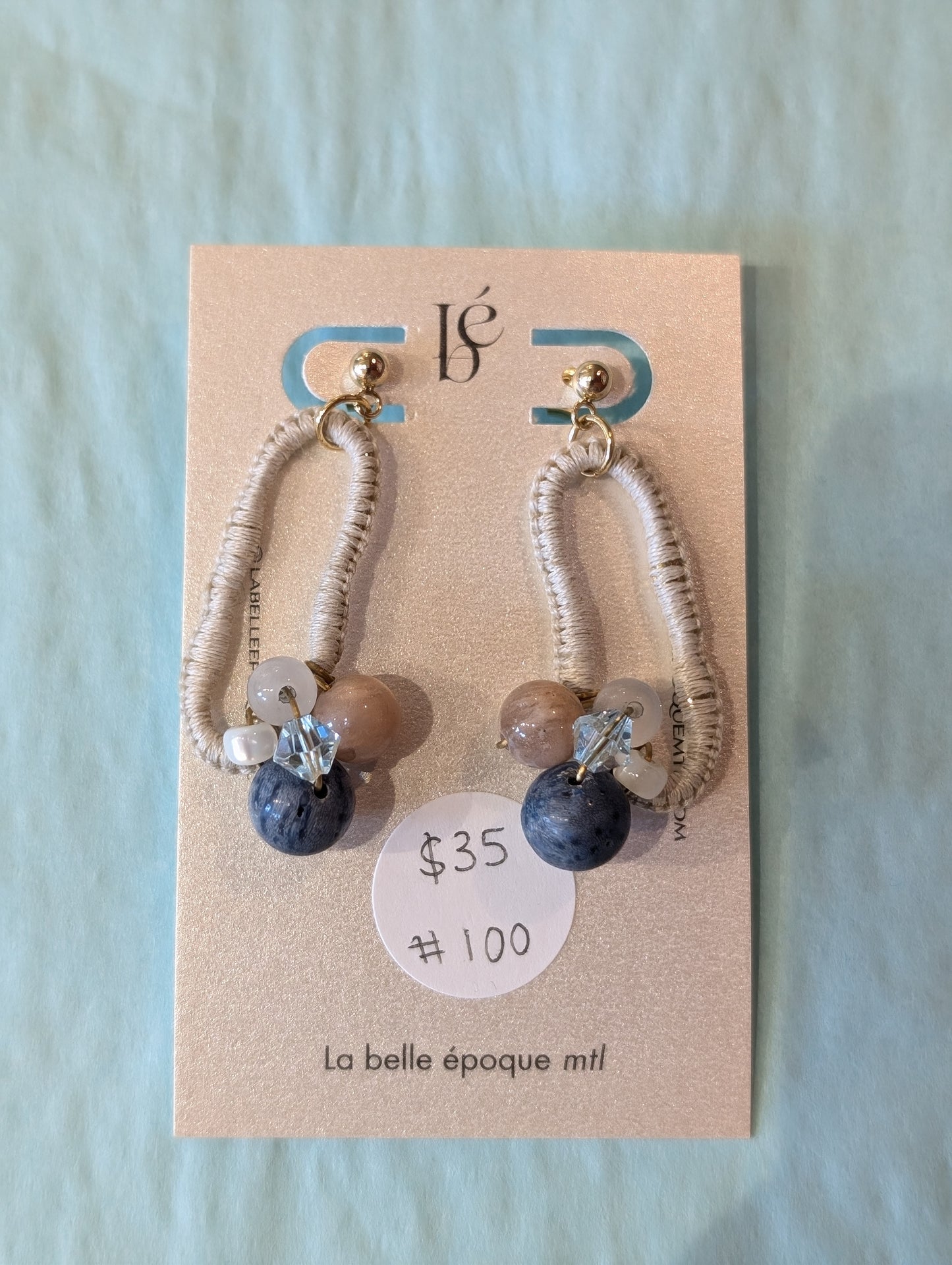 Collection boucles d'oreilles - La belle époque