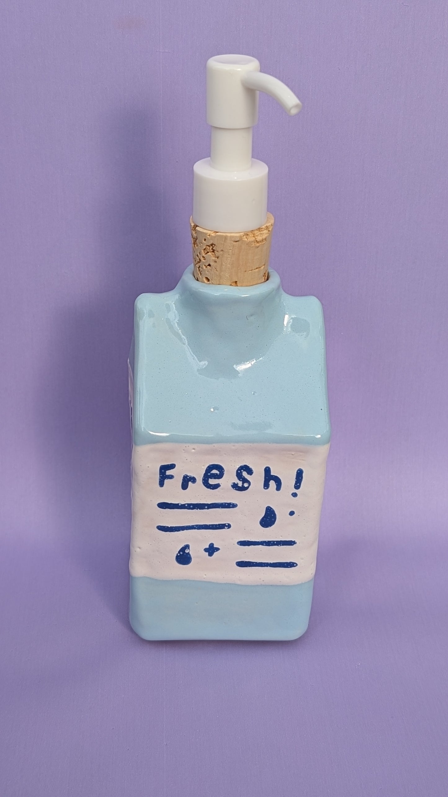 Distributeur de savon en céramique ''Milk'' Soap dispenser - Wolkenwinkel