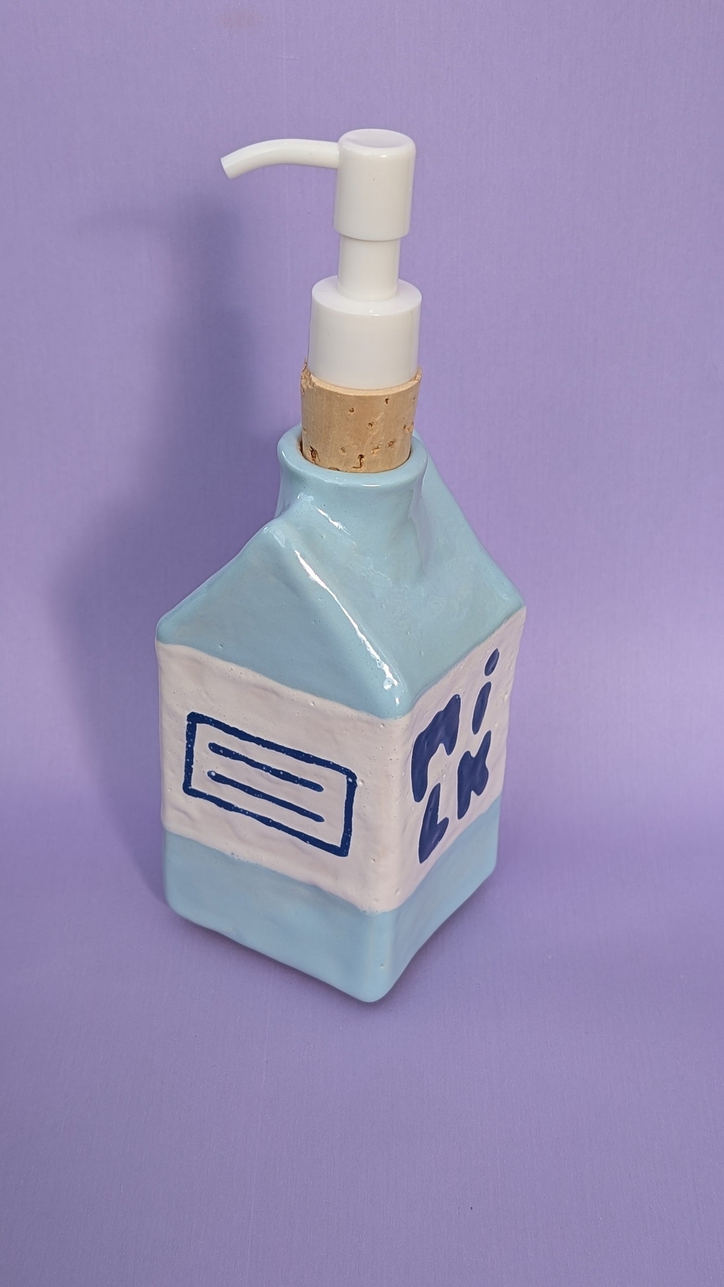 Distributeur de savon en céramique ''Milk'' Soap dispenser - Wolkenwinkel