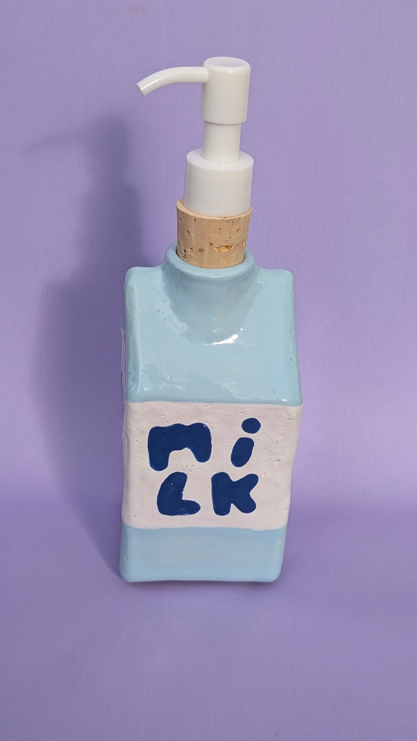 Distributeur de savon en céramique ''Milk'' Soap dispenser - Wolkenwinkel
