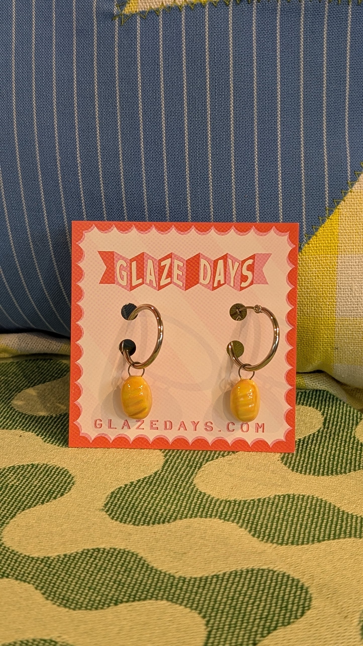 Boucles en Porcelaine ''Bread'' - Glaze Days