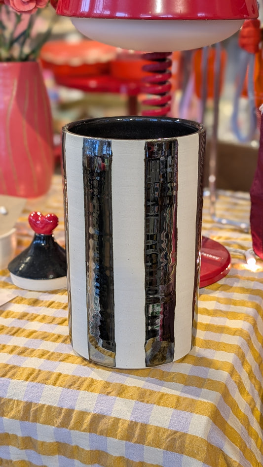 Vase ''Striped chrome'' - Amphora Ceramics