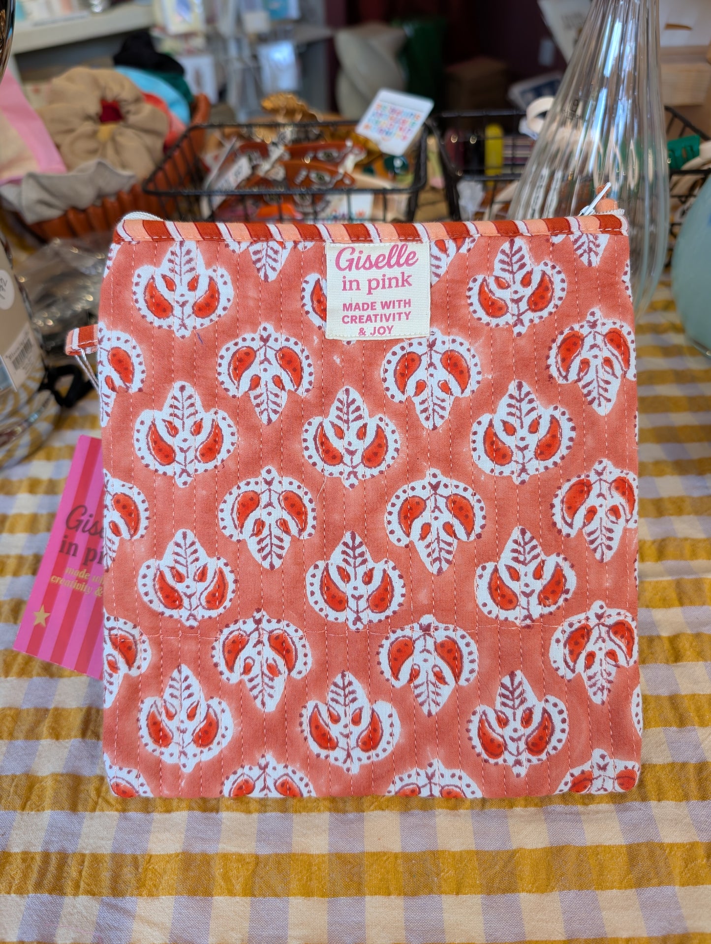 Trousse/pochette matelassé - Giselle in Pink