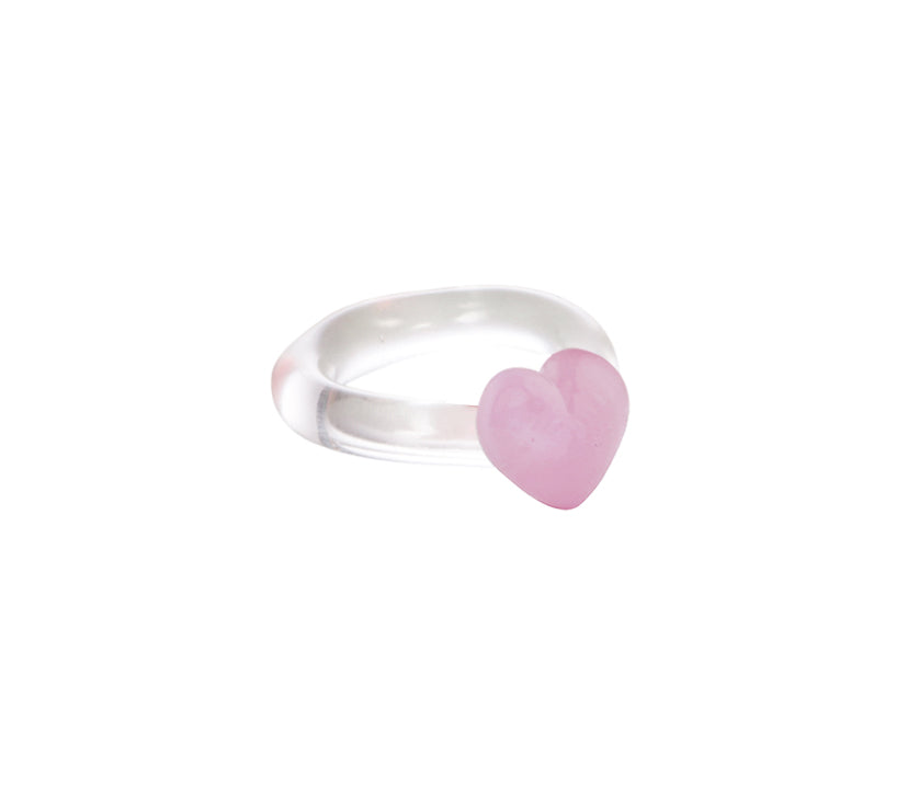 Bague Coeur en verre soufflé LOVE RING - Sandra Alexandra