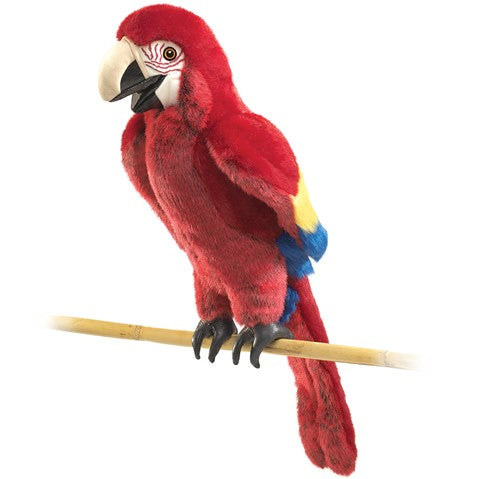 Marionnette Perroquet Scarlet Macaw - Fomalkmanis