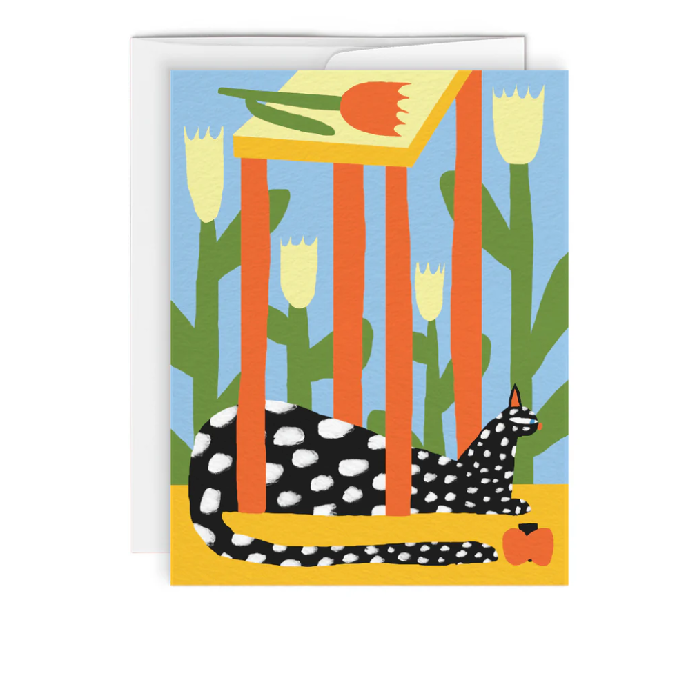 Cat in the Room - Carte de souhaits - Greeting Card - Paperole