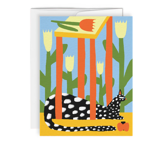 Cat in the Room - Carte de souhaits - Greeting Card - Paperole
