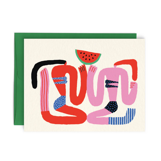 Melon - Carte de souhaits - Greeting Card - Paperole