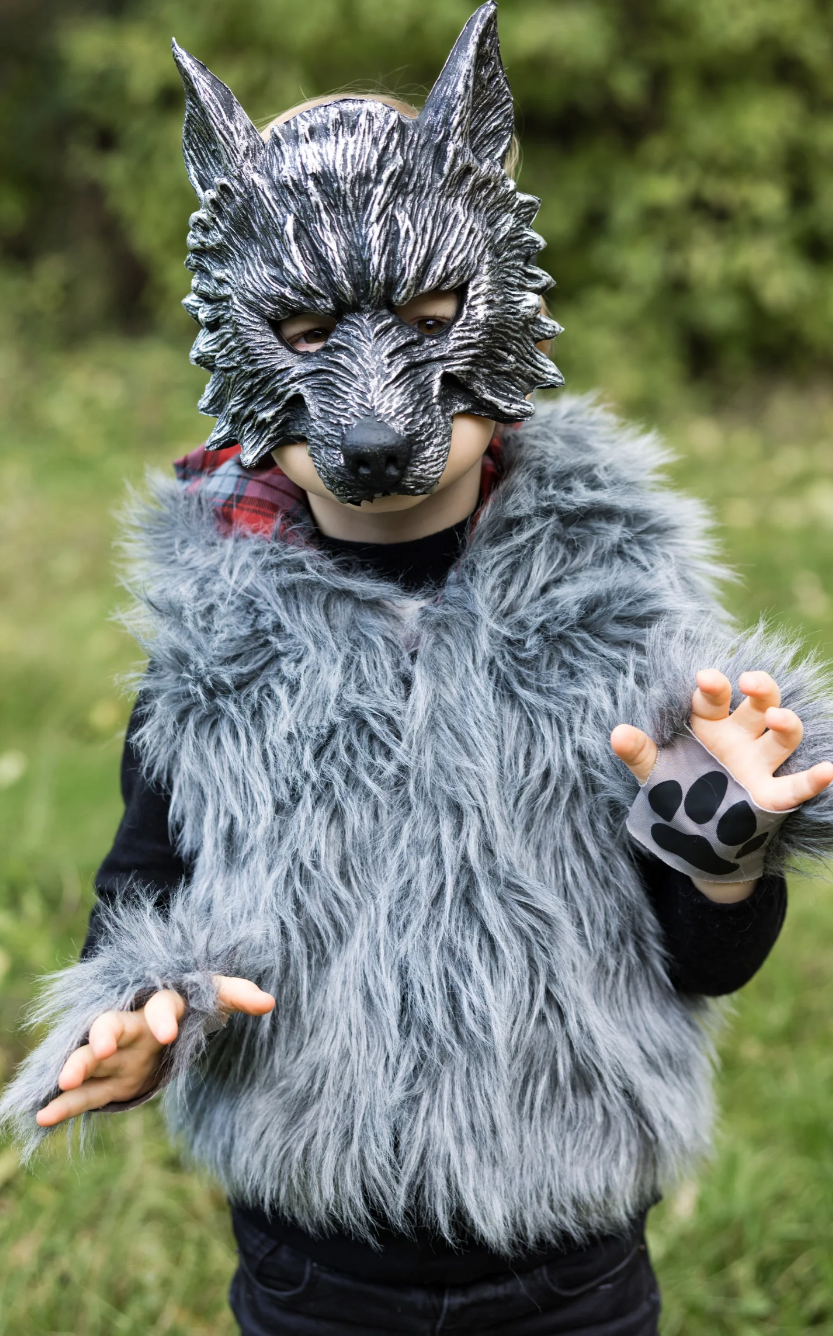 Deguisement Loup Garou Veste, gants et Masque  - Great Pretenders