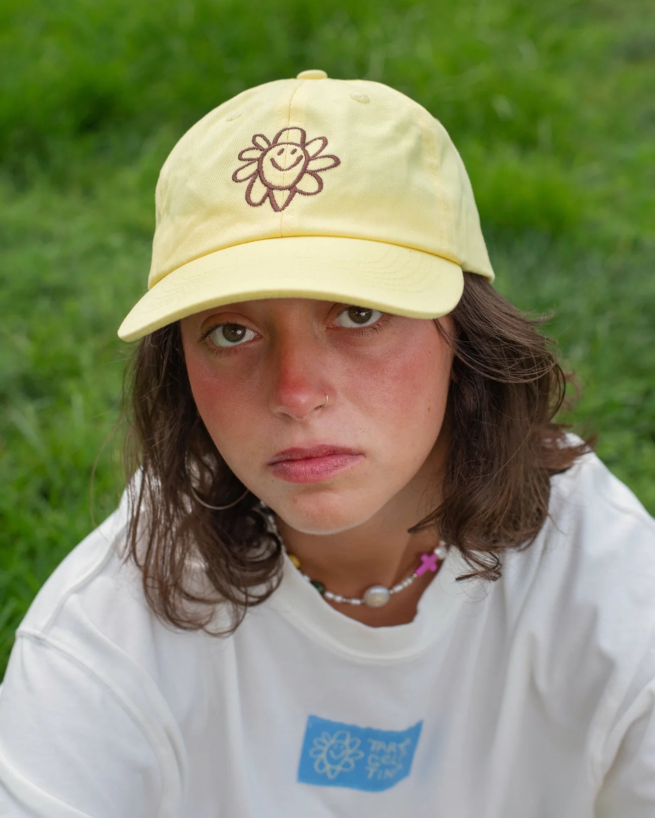 Casquette Silly Flower - Butter Yellow
