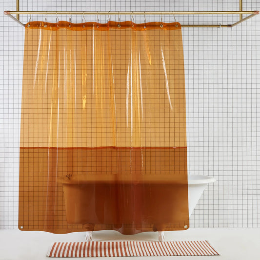 Sun Shower Orient Queeze Shower Curtain-Quiet Town