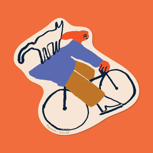 Autocollant - sticker Ballade à Vélo - Paperole