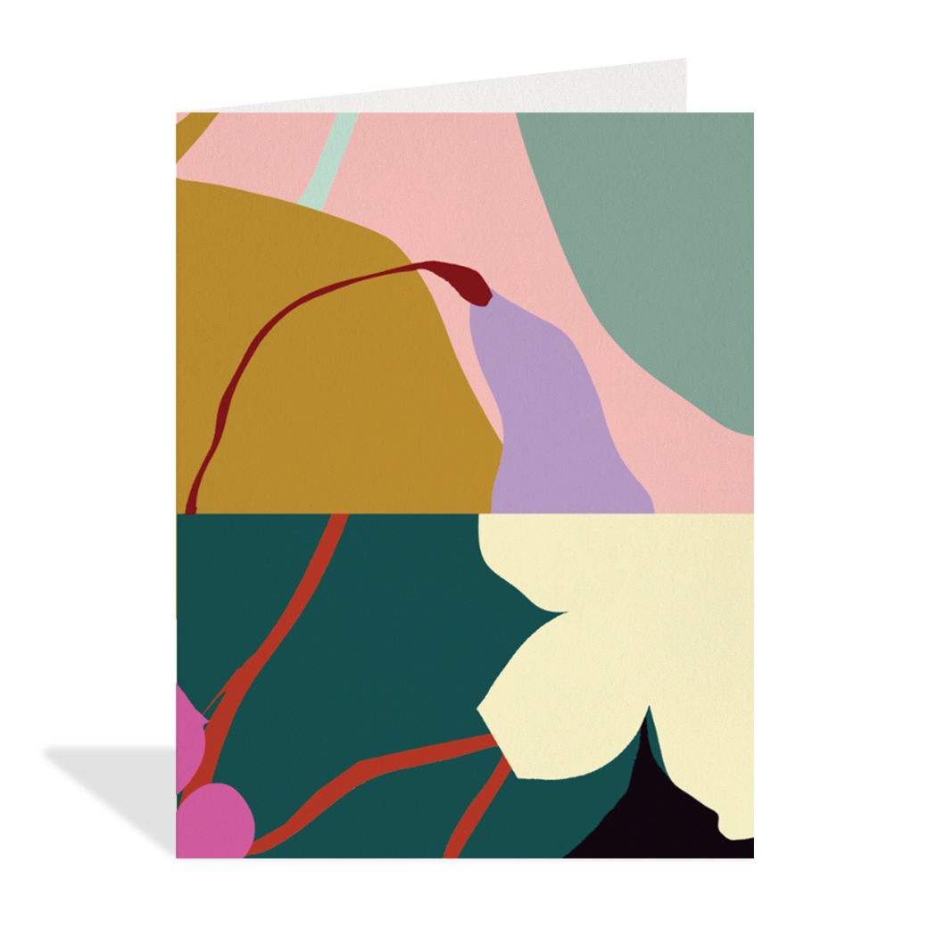 Carte de souhaits  - Floral Drift - Halfpenny Postage