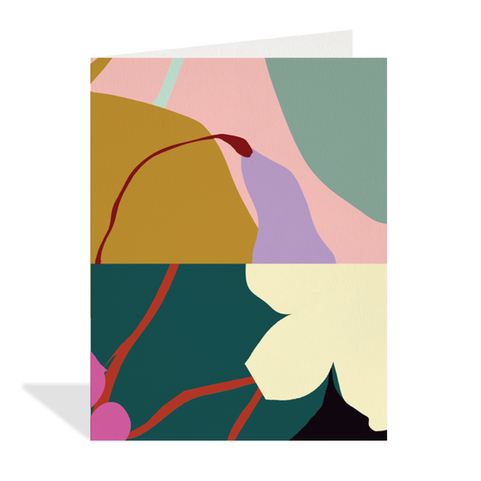 Carte de souhaits  - Floral Drift - Halfpenny Postage