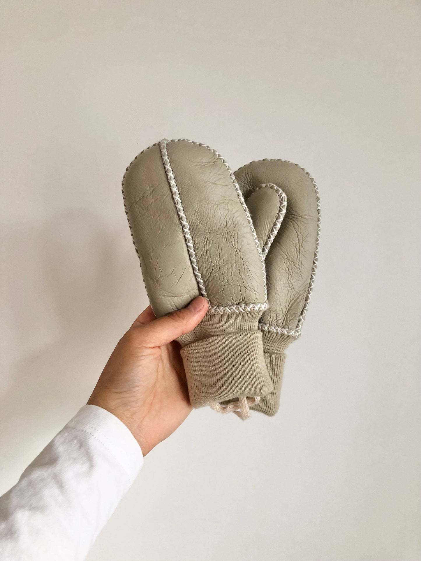Mitaines pour enfants en peau de mouton - Kids Shearling Mittens - Billy Bamboo