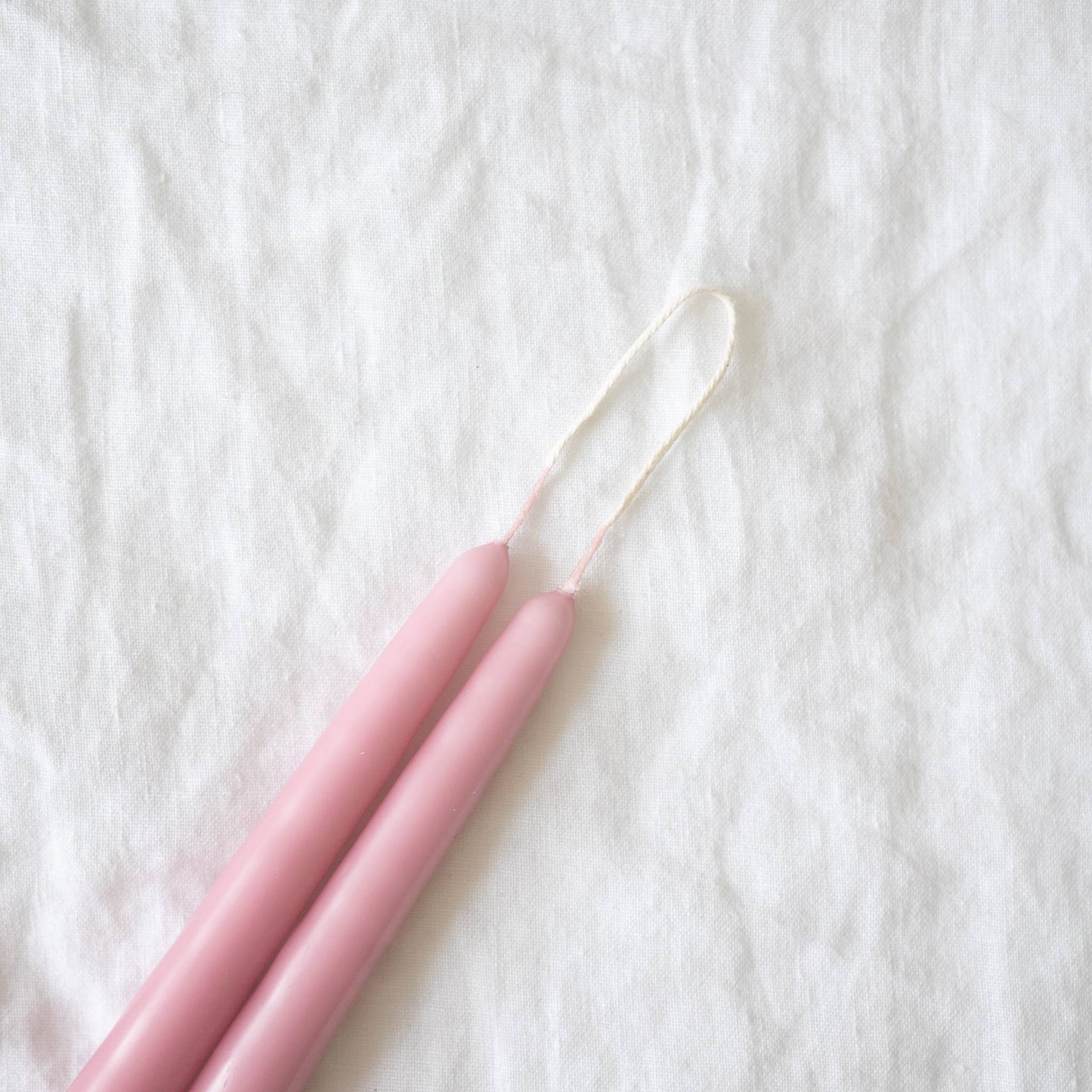 Paire de bougies longues Blush - Taper Candles Pair