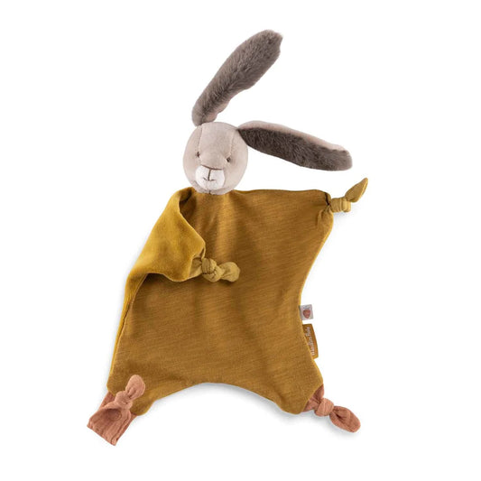 Trois Petits Lapins - Doudou Lapin - Ochre Rabbit Cuddle Toy