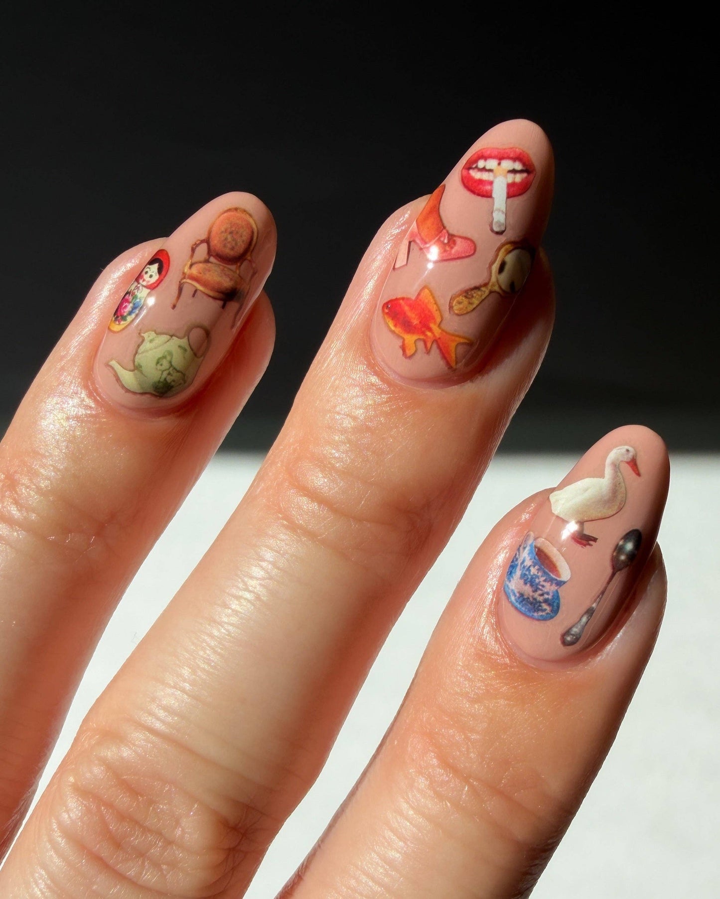 Stickers Ongles Nail Art  HARICOT VERT - Deco Beauty