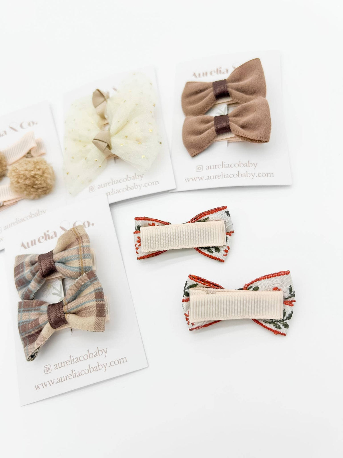 Barrettes Enfant Mini fleur - Aurelia & Co. Baby