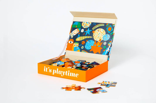 Casse-tête 24 pièces pour enfants ''Space Romance'' Kids Puzzle - Journey Of Something