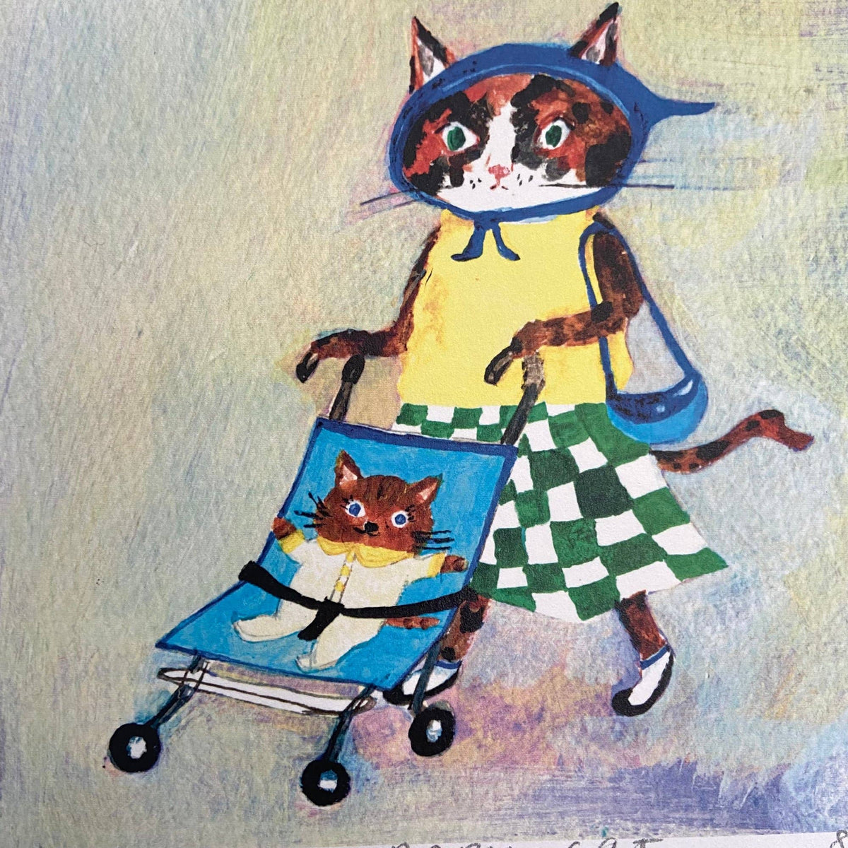 Petite affiche Cat with Cheese and Onion Crisps - moggshop