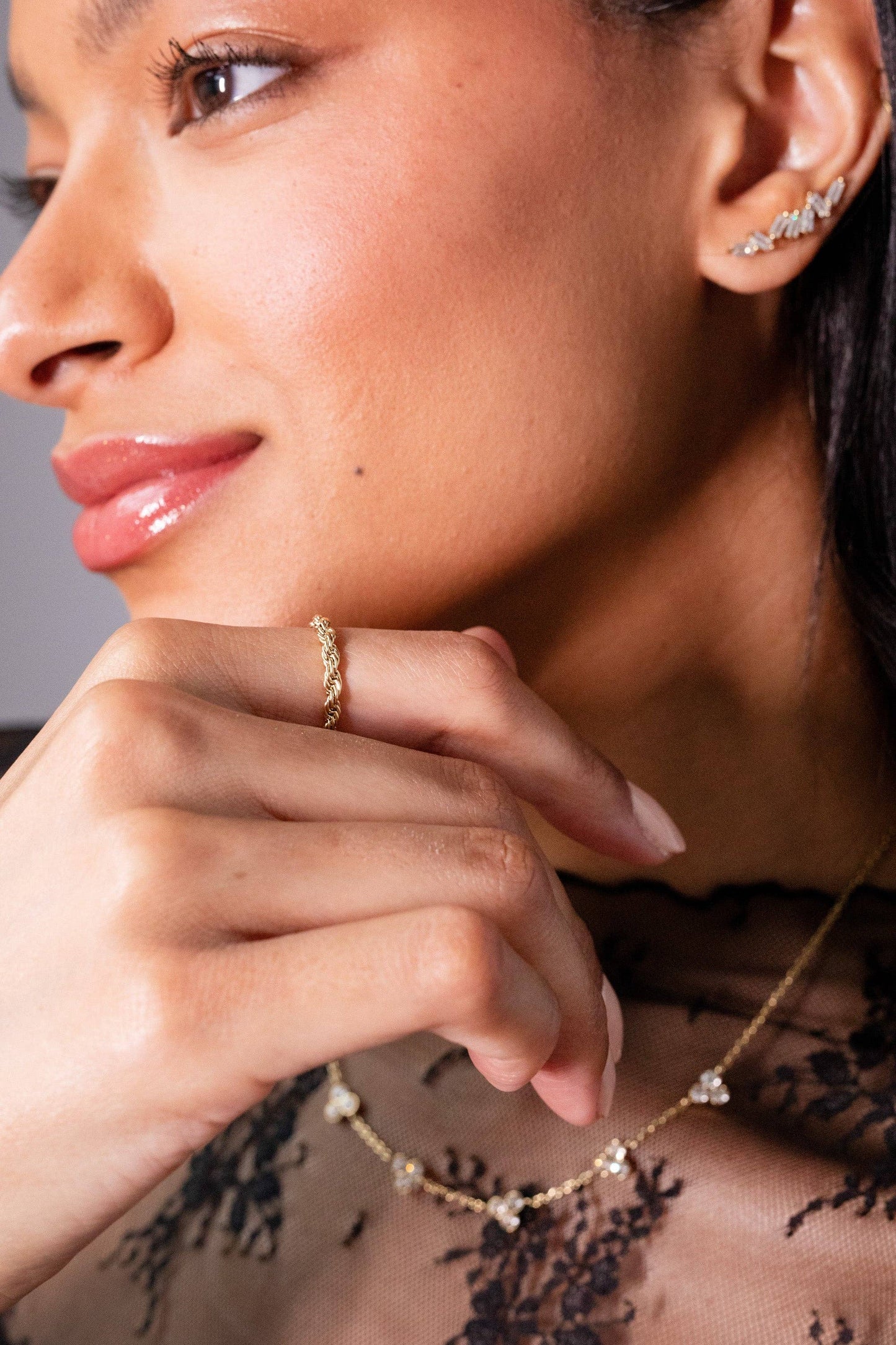 Boucles Montantes Baguette Cristal  - Alex and Ani