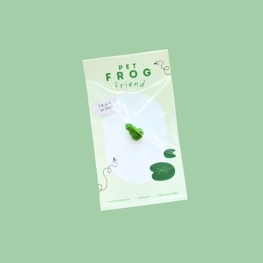 Grenouille de poche - Pet Frog Friend - Riley Grae