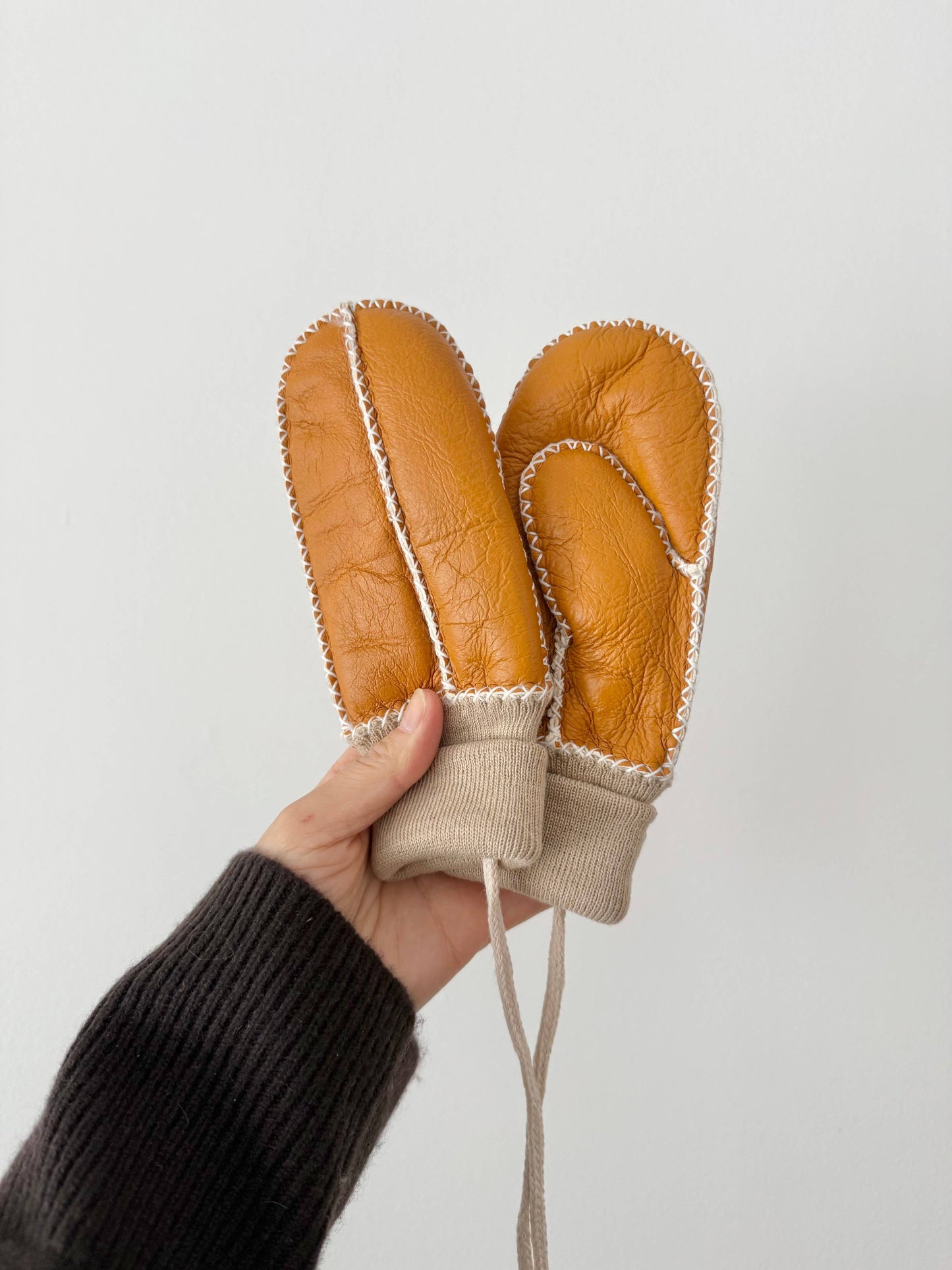 Mitaines pour enfants en peau de mouton - Kids Shearling Mittens - Billy Bamboo