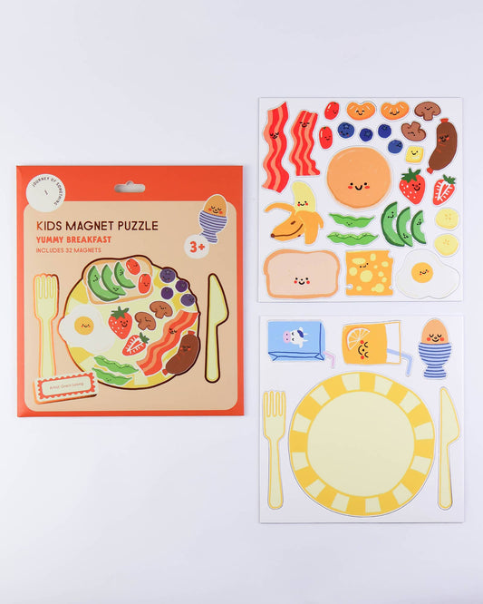 Casse-tête magnétique pour enfants ''Yummy Breakfast'' Kids Magnet Puzzle - Journey Of Something