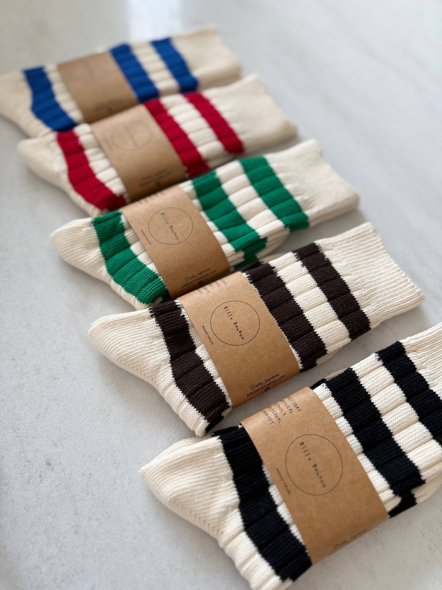 Chaussettes rayures / lignées - Billy Bamboo