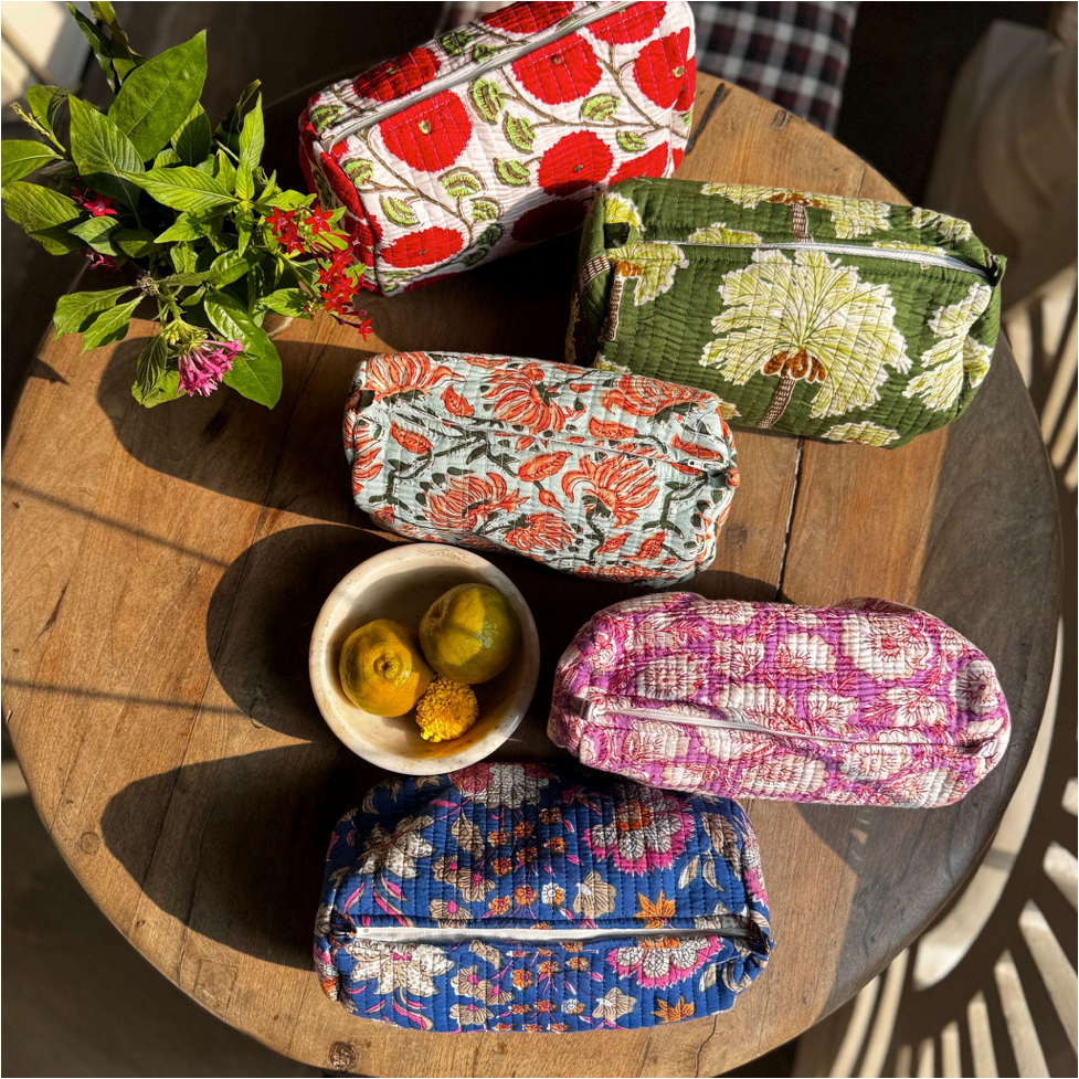 Trio de trousses  – Giselle in pink