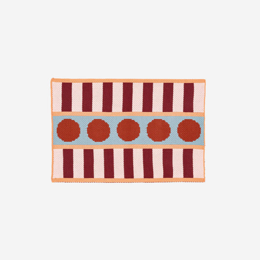 Mini tapis ''Stripe Dot'' Mini Rug - Verloop