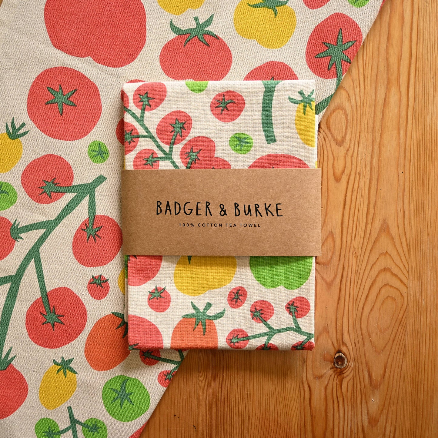 Linge à vaisselle Tomato Tea Towel - Badger & Burke