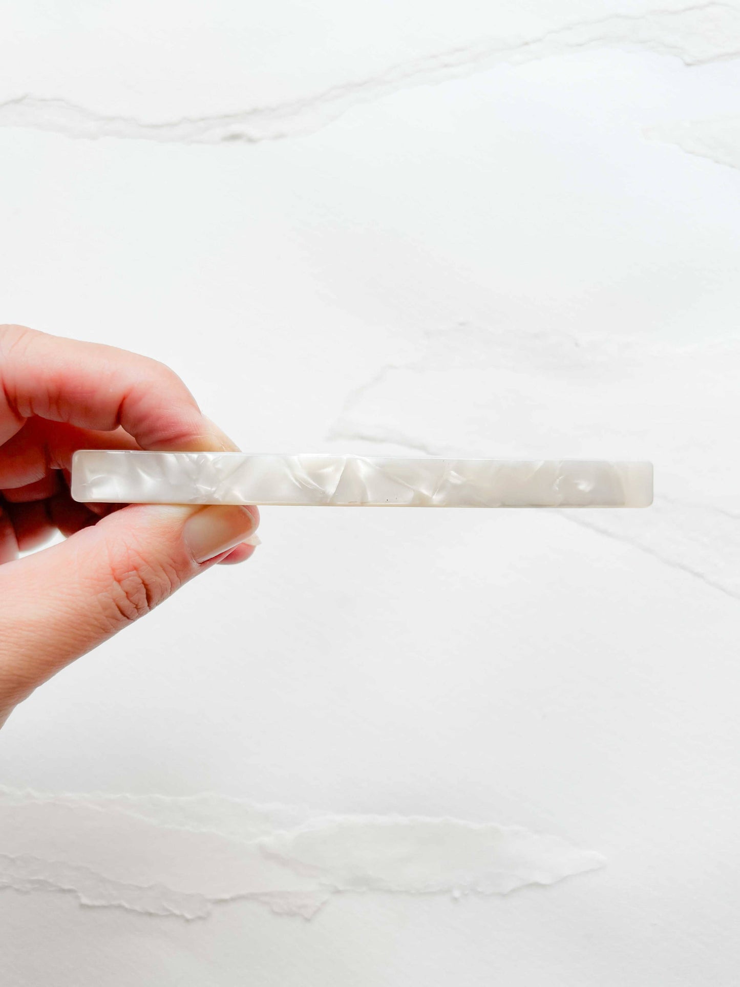Barrette à cheveux fine en acétate - Tiepology