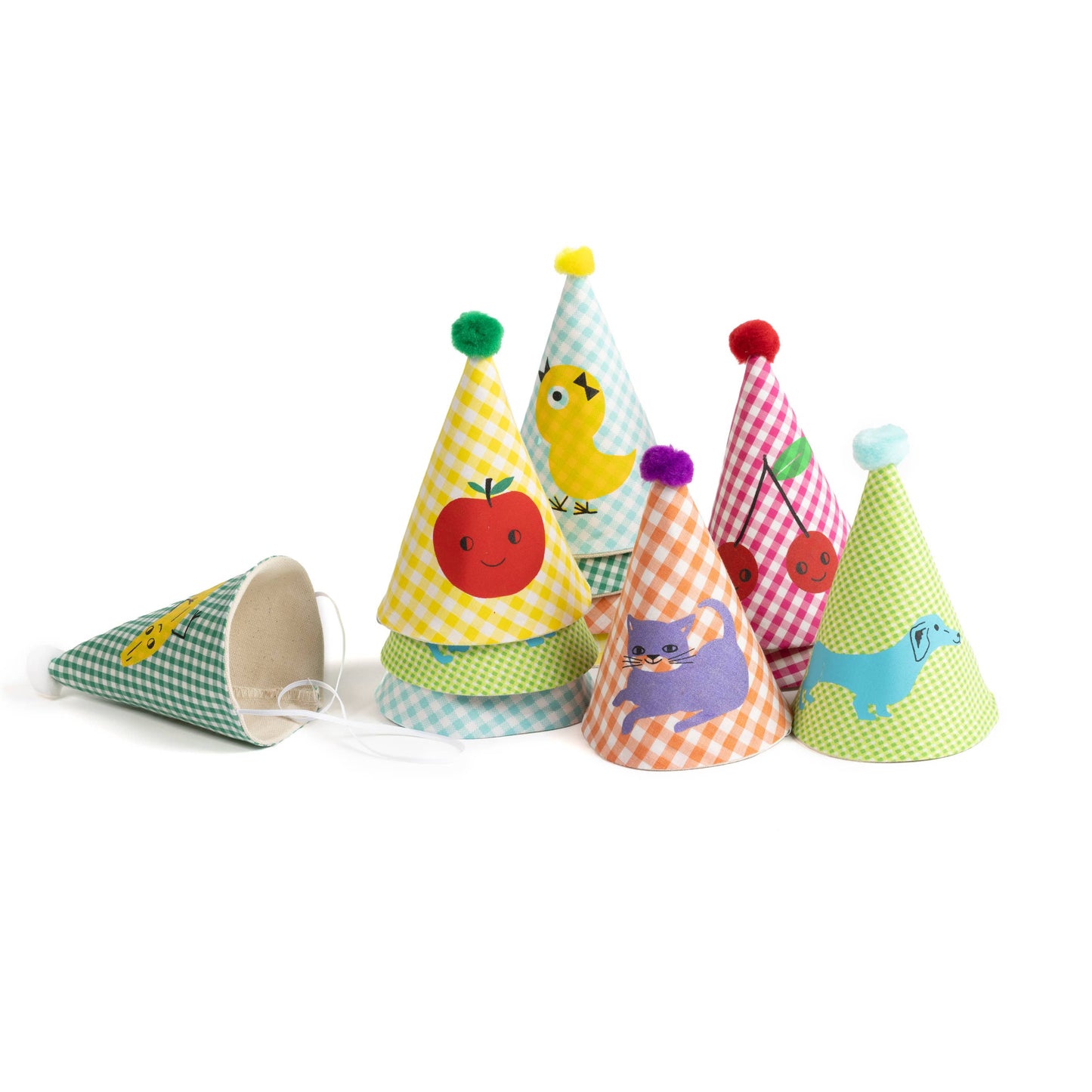 Chapeau de fête réutilisable ''pomme'' party hat - La fée raille
