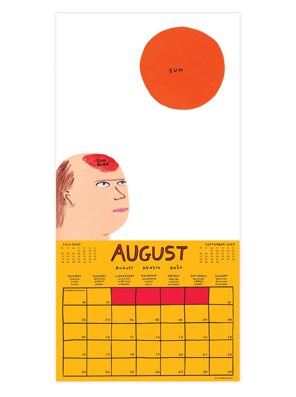 Calendrier 2027 - David Shrigley x Brainbox Candy