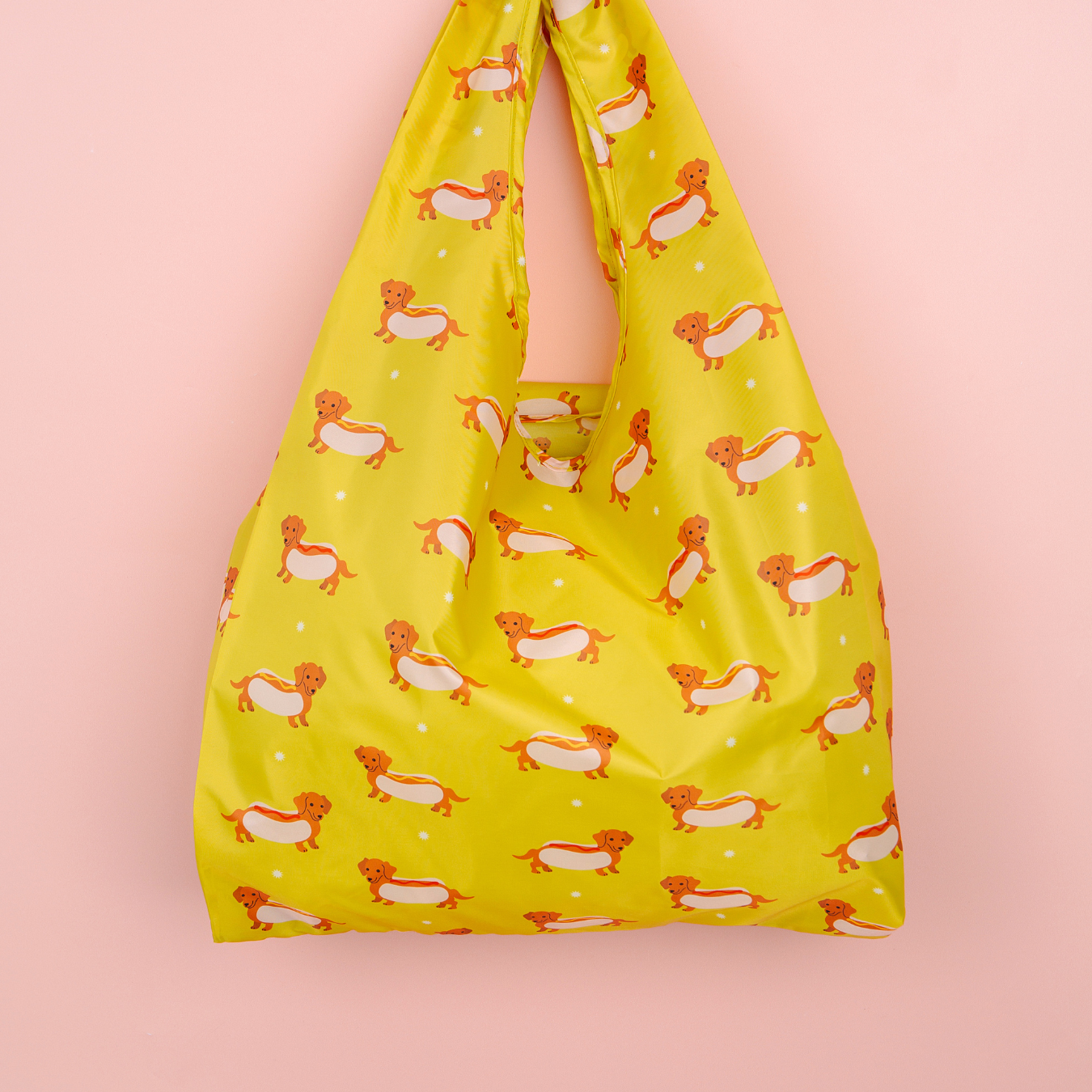 Sac réutilisable en nylon ''Weiner Dog'' - Party Mountain Paper Co.