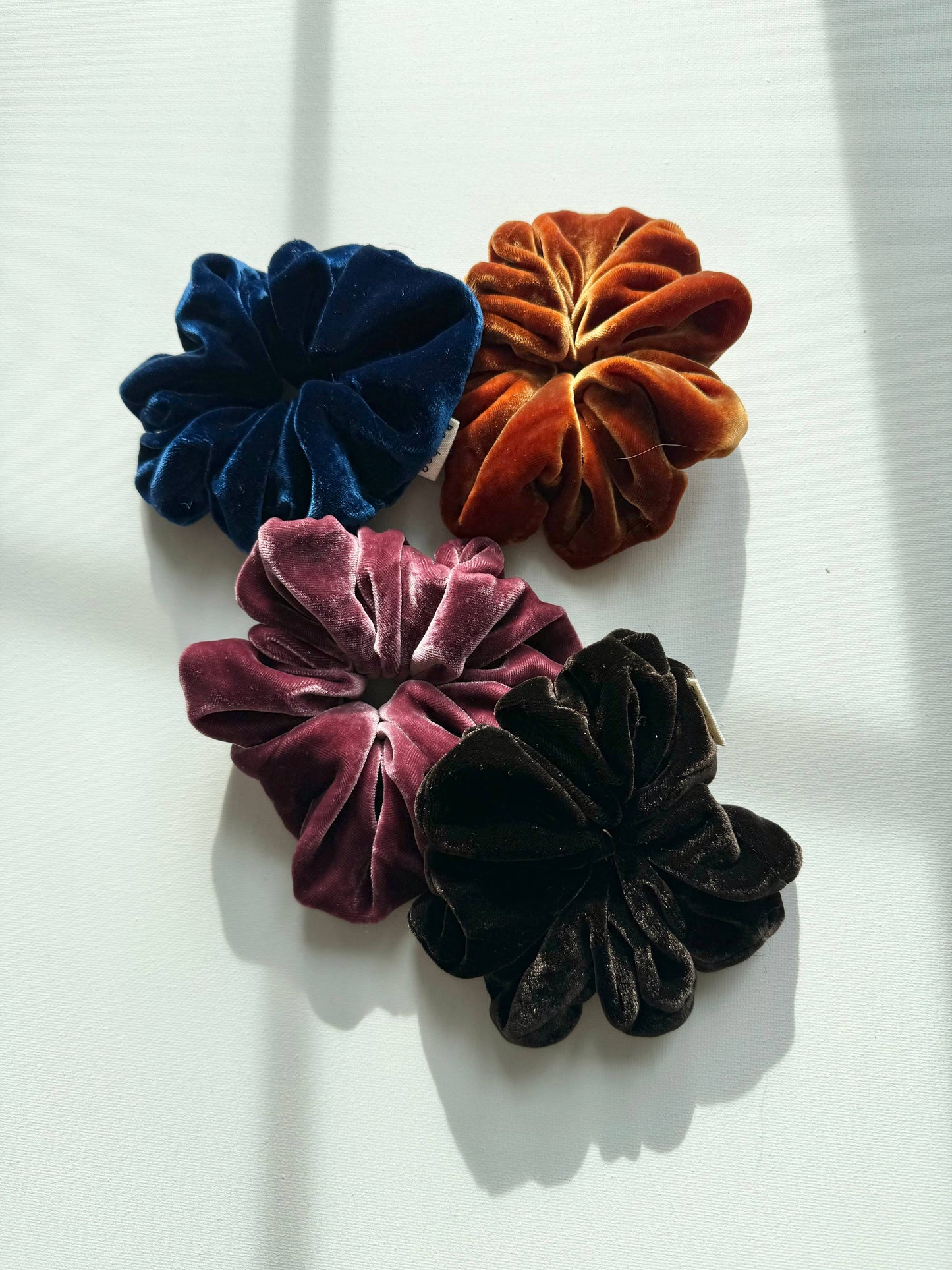 Chouchous en velours - Silk Velvet Scrunchies - Billy Bamboo