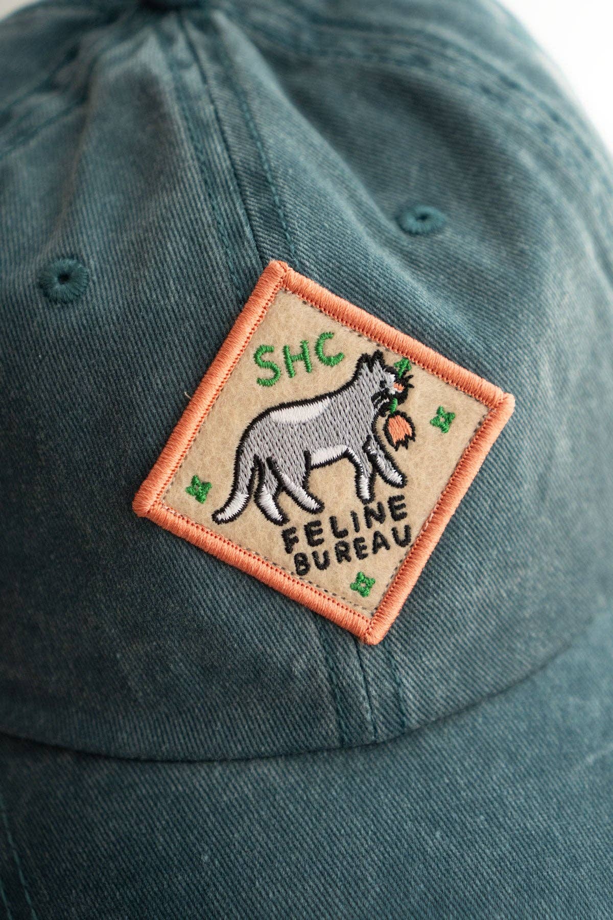 SHC Feline Bureau - Patch collant en feutre - Stay Home Club