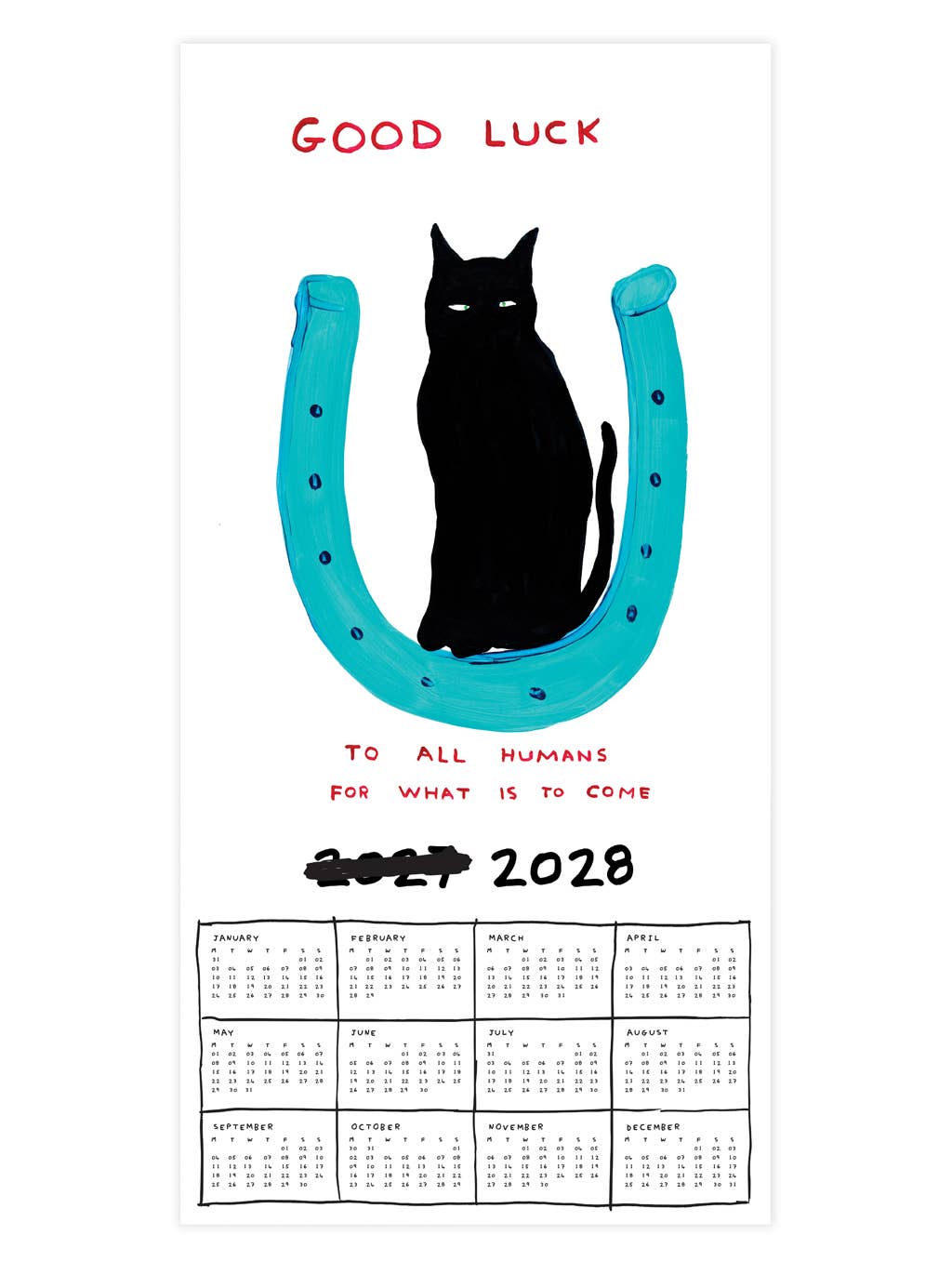 Calendrier 2027 - David Shrigley x Brainbox Candy